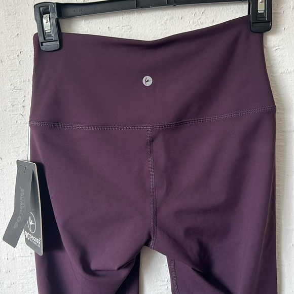 90 Degree by Reflex Purple Performance Capri Legging - Picture 8 of 11